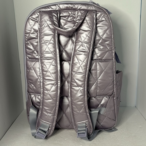 Vera Bradley Quilted Lavendar Pearl Full Size Backpack NWOT - Picture 2 of 7